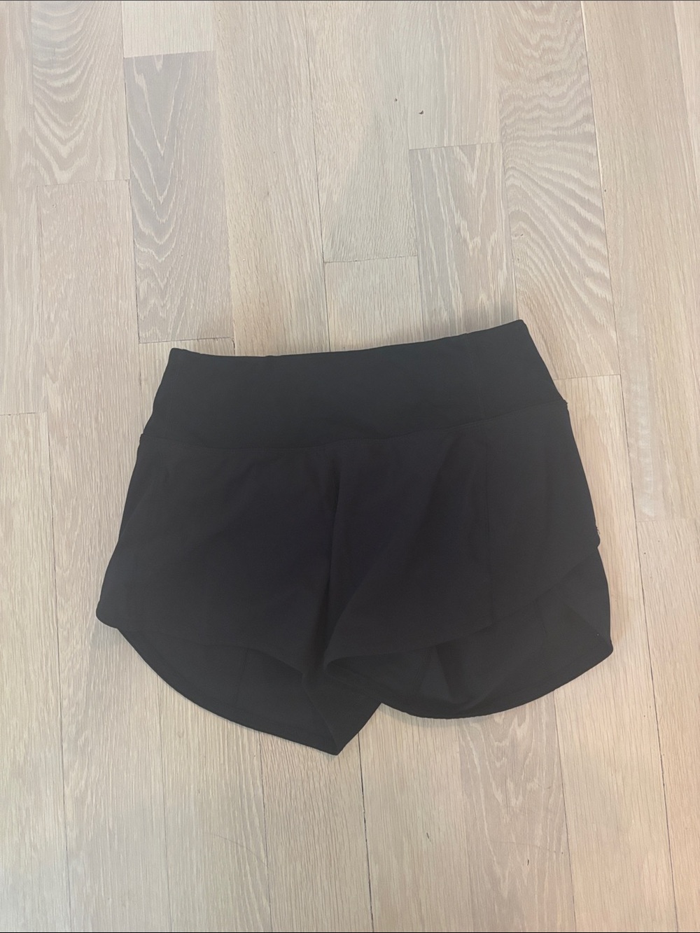 lululemon athletica Black Athletic Skort with Built-In Shorts